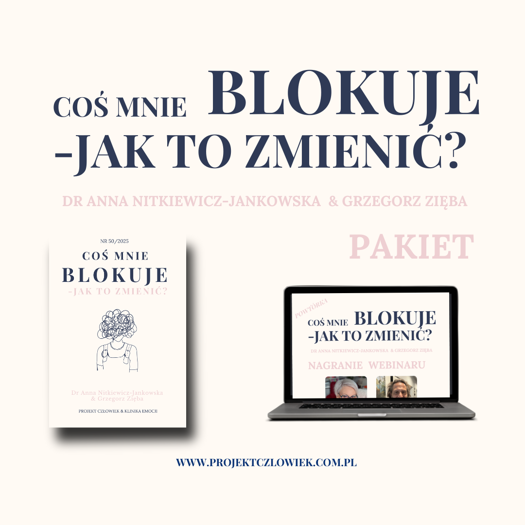 Pakiet – nagranie webinaru + ebook: Coś mnie blokuje – jak to zmienić?