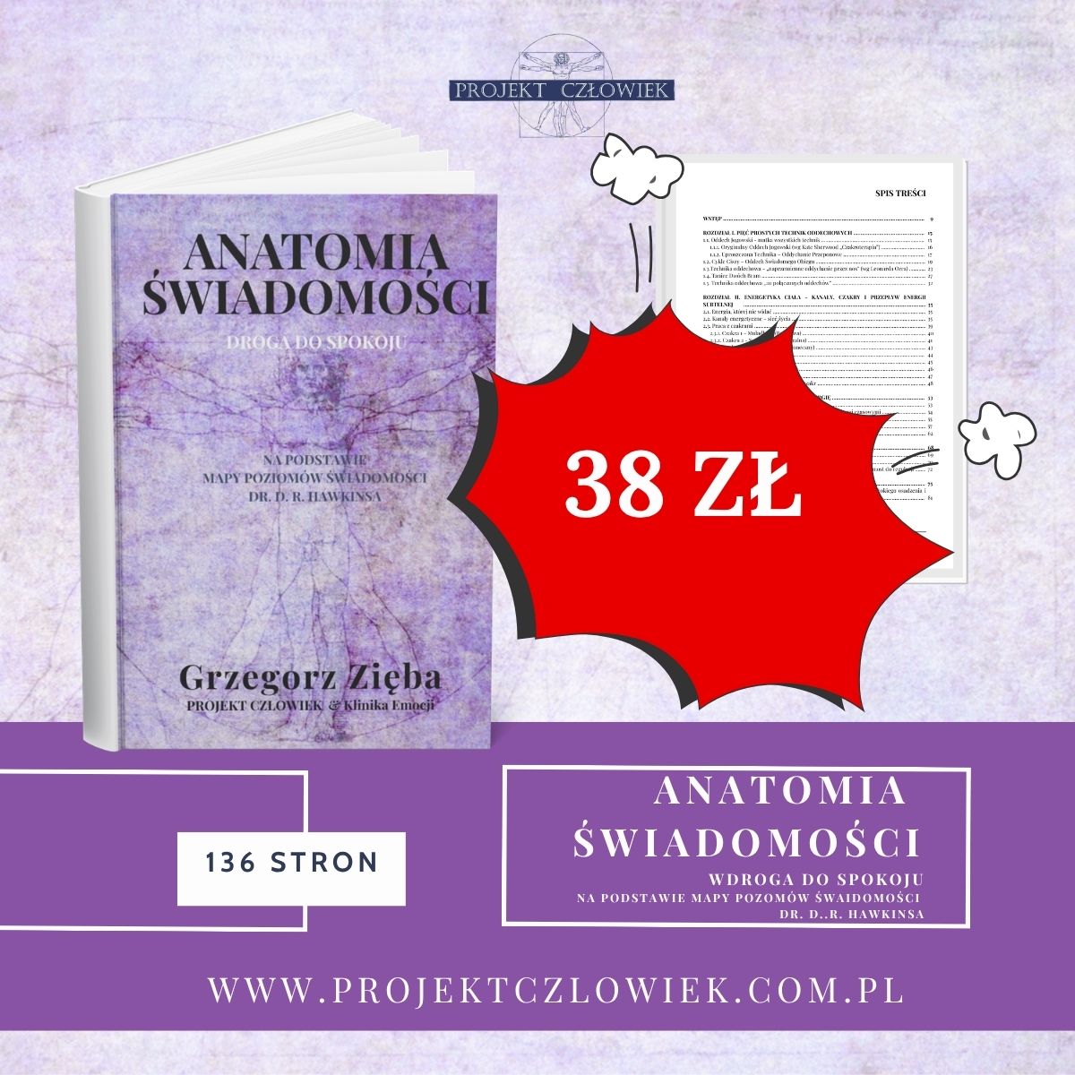 ANATOMIA ŚWIADOMOŚCI. Droga do spokoju. Na podstawie Mapy Poziomów Świadomości dr. D.R. Hawkinsa – książka