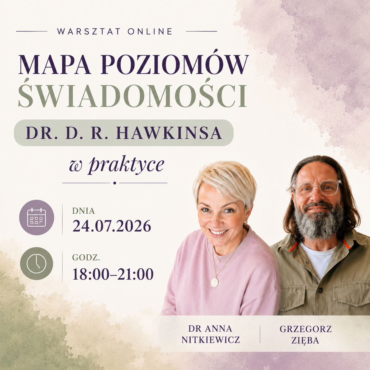 Warsztat online: Mapa Poziomów Świadomości dr. D.R. Hawkinsa w praktyce
