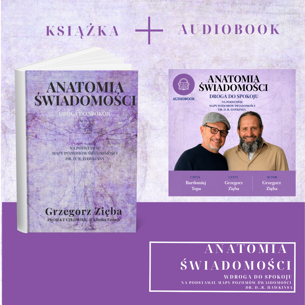 ANATOMIA ŚWIADOMOŚCI. Droga do spokoju. Na podstawie Mapy Poziomów Świadomości dr. D.R. Hawkinsa –  książka + audiobook